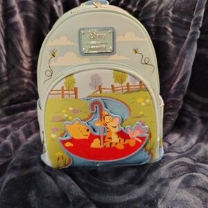 Loungefly Disney Backpack - Light Blue and Multicolor